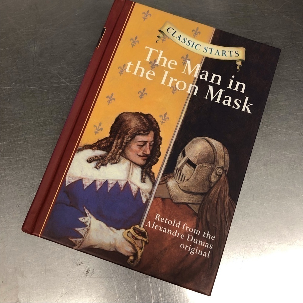 Classic Starts: The Man in the Iron Mask, Hardback book.